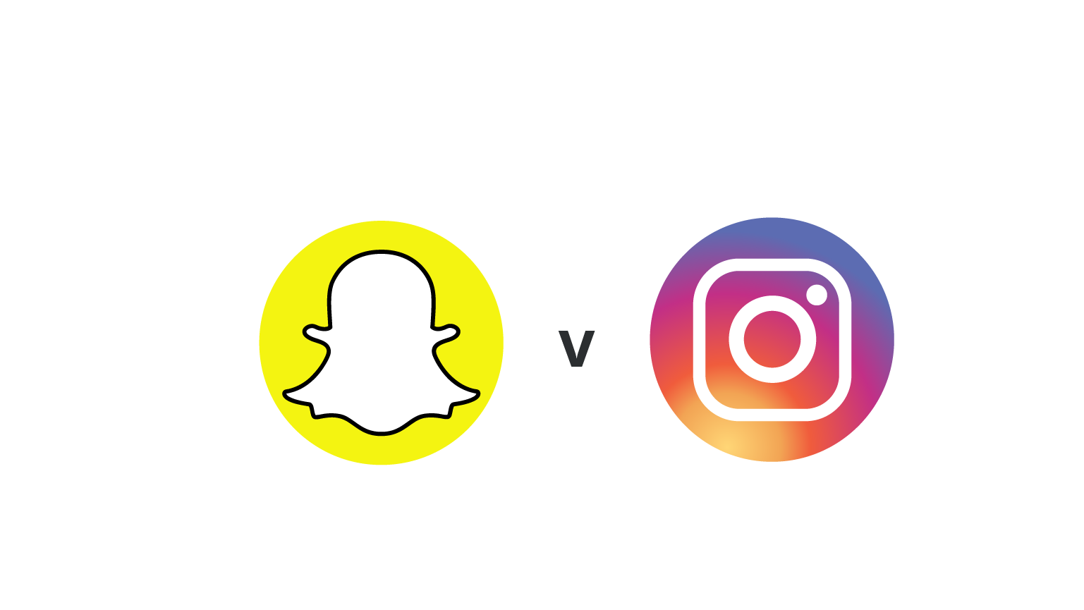 Snapchat och Instagram