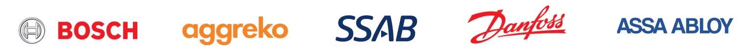 Logos des clients du secteur industriel