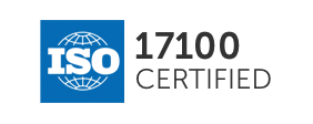 ISO 17100 certified