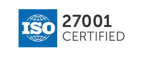 Imagen del distintivo ISO 27001
