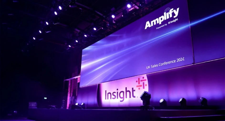 Amplify UK Sales Conference stage