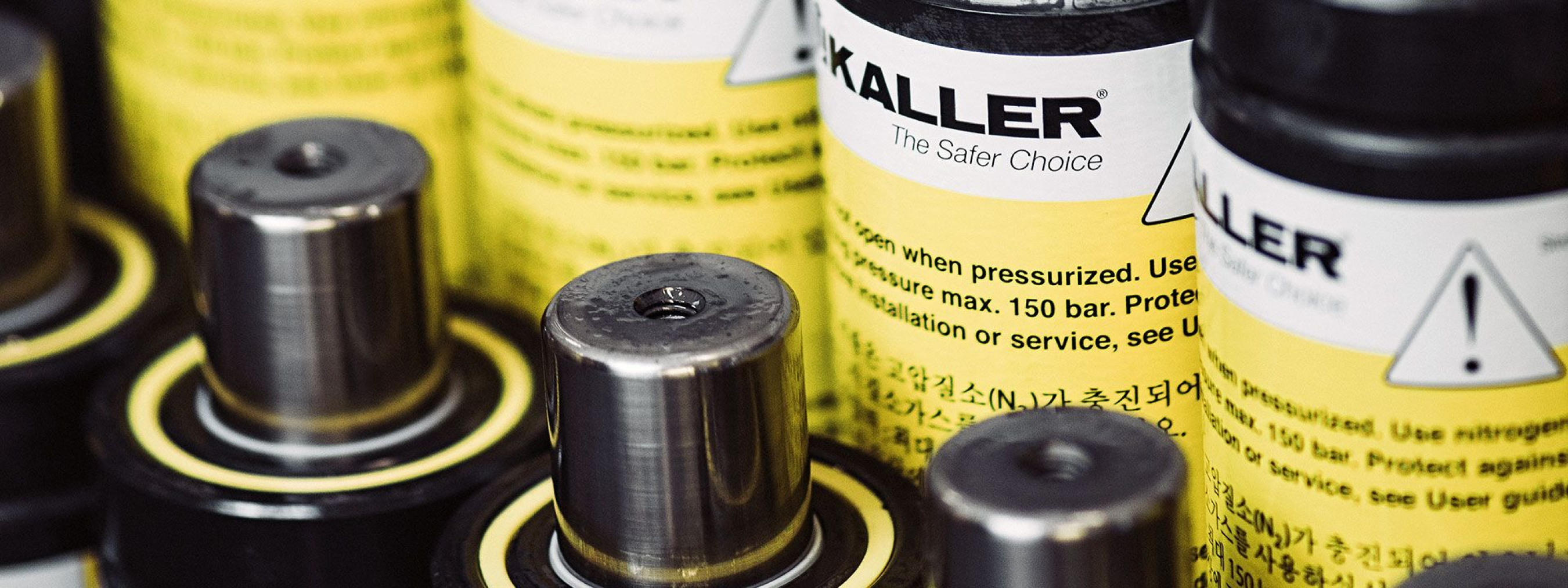 KALLER gas springs for industrial tooling applications