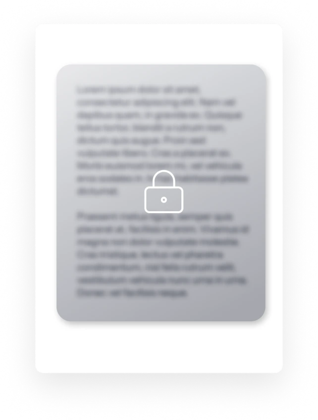 Hidden text representing content security 